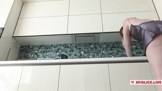 POV: My Roommate Forgot About Panties, Her Pussy And Big Tits So Sexy