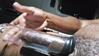 Pumping my knob in my truck