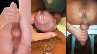A compilation of delightsome, secret scenes: bi-curious, almost-bi, anal masturbation, big chubby ramrod, and loads of cumshots.