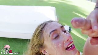 Lily Phillips Outdoor Blowbang – Nonstop Schlongs & Giant Cum