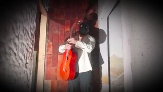 Sexy Gentleman Number 1 - Brawny Dudes - Solo Male Masturbation - Hot Pelvic Thrust - Cosplay Doctor MDCXIX and Yamaha Guitar Job