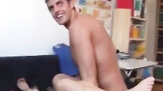 Flawless Blondie From Germany Got Double Fucked in Threeway