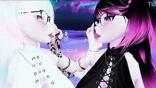 two Lewd Catgirls Fuck YOU in an Bizarre POV Threesome