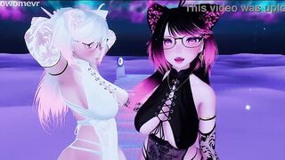 two Lewd Catgirls Fuck YOU in an Bizarre POV Threesome