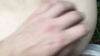BANGED A HAWT SLUT IN THE FOREST AND CAME ON NICE-LOOKING MELONS