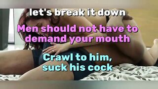 Your Mouth Was Made For Schlong Sucking.