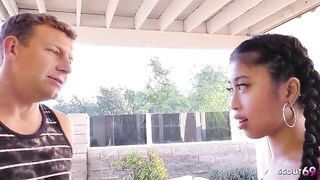 Half Asian Pigtails Angel with big natural Tits and Huge Ass caught masturbate and seduce to Screw