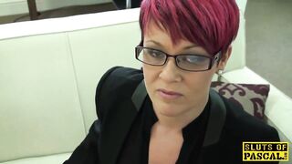 Redhead british sub roughly fucked