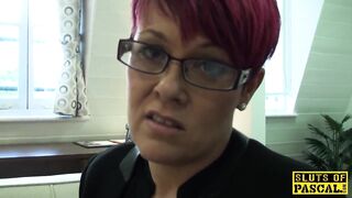Redhead british sub roughly fucked