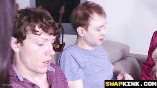 Slutty Milfs Screw Their Friends Sons After Giving 'em A Makeover To Keep 'em For Themselves