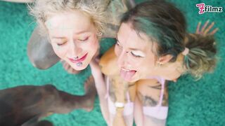Inked Beauties Mayhem Squirting Sex Orgy with Anal, Blowjobs, and DP!