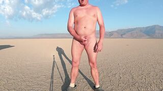 A quick nutt with nothing but my socks and crocs on