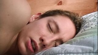 Young Hotty with Nice Boobs Masturbates Her Snatch with a Big Sex-toy