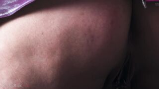 Horny Gloved Playgirl in Shiny Leather Jerks His Big Wang & Fingers Deep Into His Pisshole Till This chab Explodes Cum All Over Her Boots
