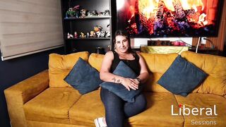 BIGGEST BAZOOKAS MILF SHOOTS HER FIRST PORN MOVIE