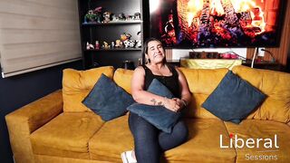 BIGGEST BAZOOKAS MILF SHOOTS HER FIRST PORN MOVIE