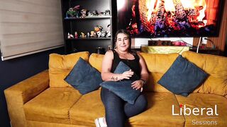 BIGGEST BAZOOKAS MILF SHOOTS HER FIRST PORN MOVIE