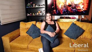 BIGGEST BAZOOKAS MILF SHOOTS HER FIRST PORN MOVIE