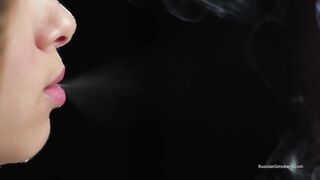 Ultra HD Russian Angel Smokin' Cigarette Seaside