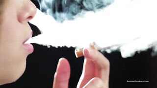 Ultra HD Russian Angel Smokin' Cigarette Seaside
