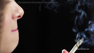 Ultra HD Russian Angel Smokin' Cigarette Seaside