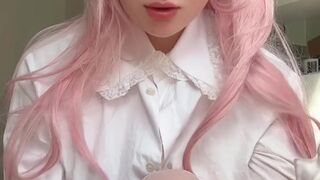 Try not to cum CHALLENGE! COSPLAY LEVEL?? daddy If YOU cum inside my pink pussy u lose! Nutaku?