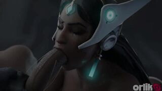 Symmetra Anal Group Sex with 5 Bbcs - 3D Overwatch Animated Porn