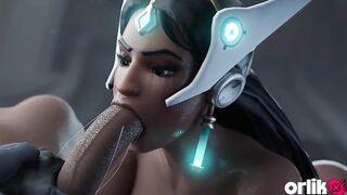 Symmetra Anal Group Sex with 5 Bbcs - 3D Overwatch Animated Porn