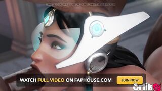 Symmetra Anal Group Sex with 5 Bbcs - 3D Overwatch Animated Porn