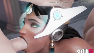 Symmetra Likes Big Shlong in Her Butt - 3D Overwatch Anal Animation