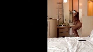 Husband shares wife with friend Leo Casanova and take turns giving hotwife double creampie/ MFM MILF