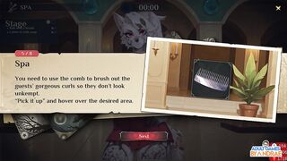 Hotel Tales Gameplay Part 3 - Helping Nikki Sort the Suitcases and Bathe Griselda the Huntress