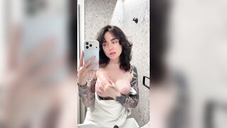 Squeeze my tits while you bang me hard ?