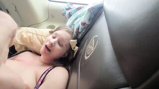 Cum shot on face, swallow!