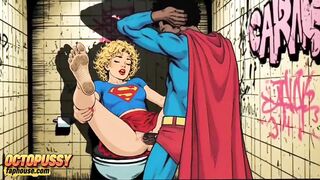 Cuckold Husband Shamefully Watches His White Wife Get Screwed by a Black Superman BBC
