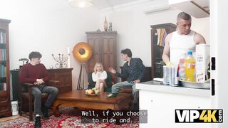 VIP4K. My Cuckold Boyfriend wanna watching