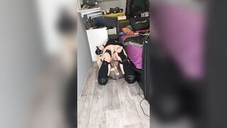 bedsto daybed sex-toy in muzzel humping wand