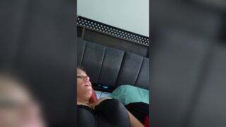 golden-haired milf takes solo joy with big melons
