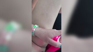 golden-haired milf takes solo joy with big melons