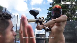 MAMACITAZ - Lalin hotty Bombshell Miranda Banks Turns Paintball Game Into Hot Outdoor Sex