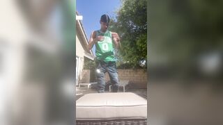 Scotty P the pornstar on set stroking bbc