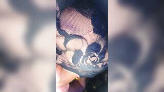 Floozy wife puts oil on her ideal body, sucks my hard schlong while this honey sits on a sex-toy on the chair, gets cummed on her face