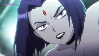 The Dark Haired Wench Raven Railed Hard By A Monstrous Rod ( Cartoon Parody Uncensored )