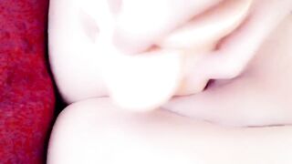 Lascivious Little Floozy Pounds Her Constricted Wet Pink Snatch! *Daddy Made Me So Juicy*