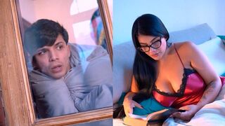 IT ENDS BADLY! Busty Woman Shares a Bed with Her Concupiscent Stepson