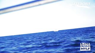 Adventurous MILF Gina Snake Goes Outside And Screws On A Boat - LALIN GAL MYLF