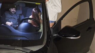 husband takes wife to fuck in parking lot with stranger!