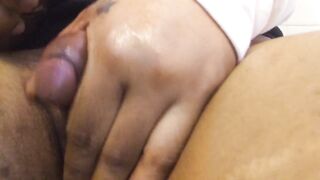 Goddess play with her big clit until she climaxxx