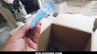 Bratty stepsister gets fooled into sucking dick