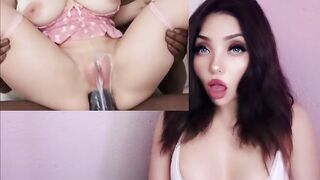 Golden-haired with a big booty gets an intense anal from a big BBC - Visit the "Ai hawt experience" channel to watch the full clip